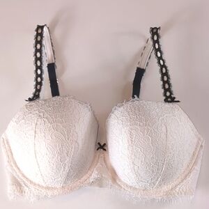 Victoria's Secret Dream Angels Ribbon Slot Demi Bra 34 DD